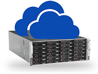 Broadberry storage server with clouds